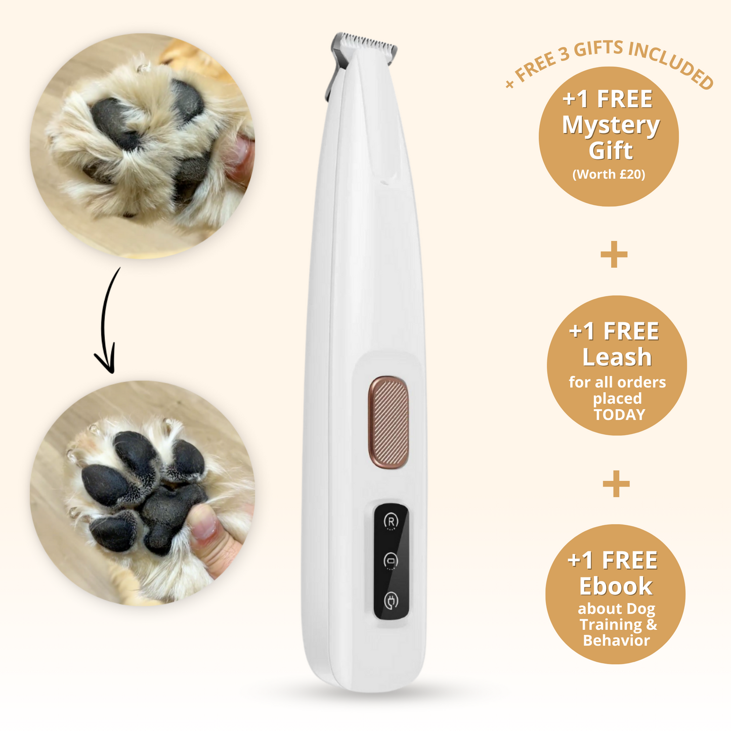 Pawbbi™ 3 in 1 Electric Dog Trimmer