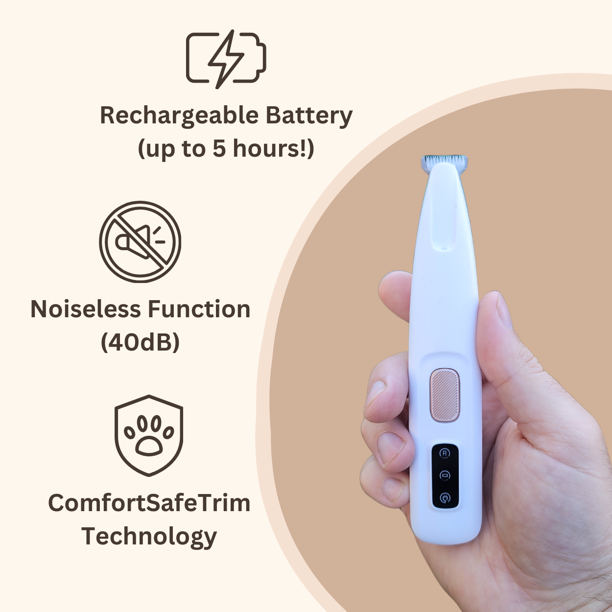 Pawbbi™ 3 in 1 Electric Dog Trimmer