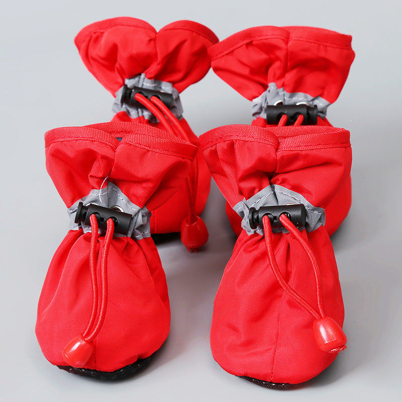 Pawbbi™ - 4pcs Waterproof Non-slip Plush Winter Dog Shoes