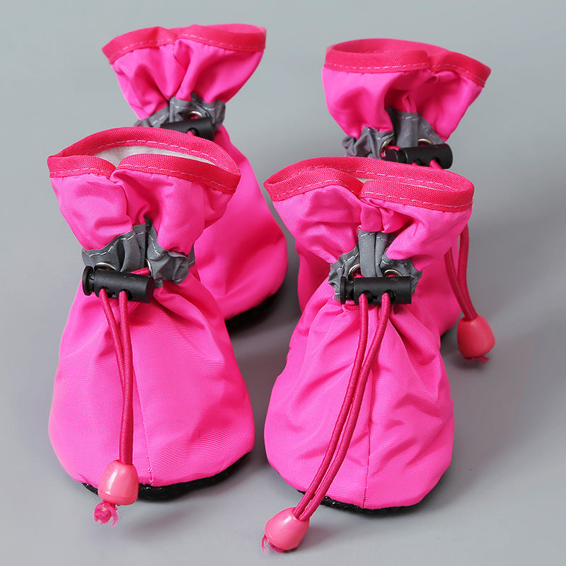 Pawbbi™ - 4pcs Waterproof Non-slip Plush Winter Dog Shoes