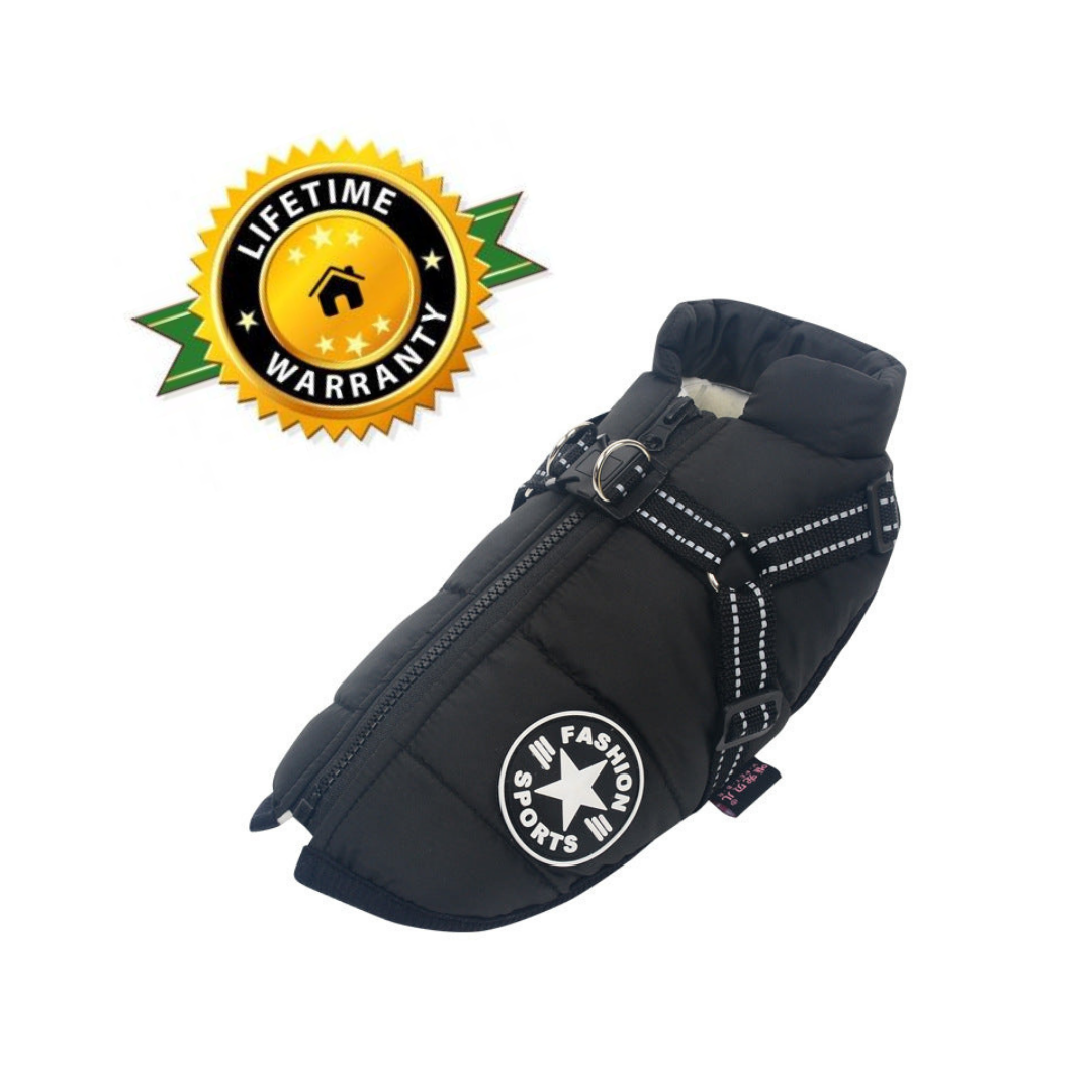 Pawbbi™ - Waterproof Winter Jacket with Built-in Harness
