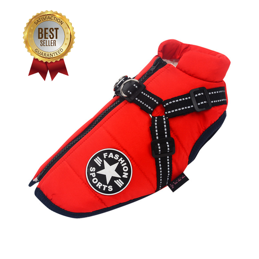 Pawbbi™ - Waterproof Jacket Harness-Red