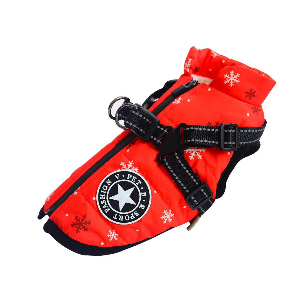 Pawbbi™ - Waterproof Winter Jacket with Built-in Harness
