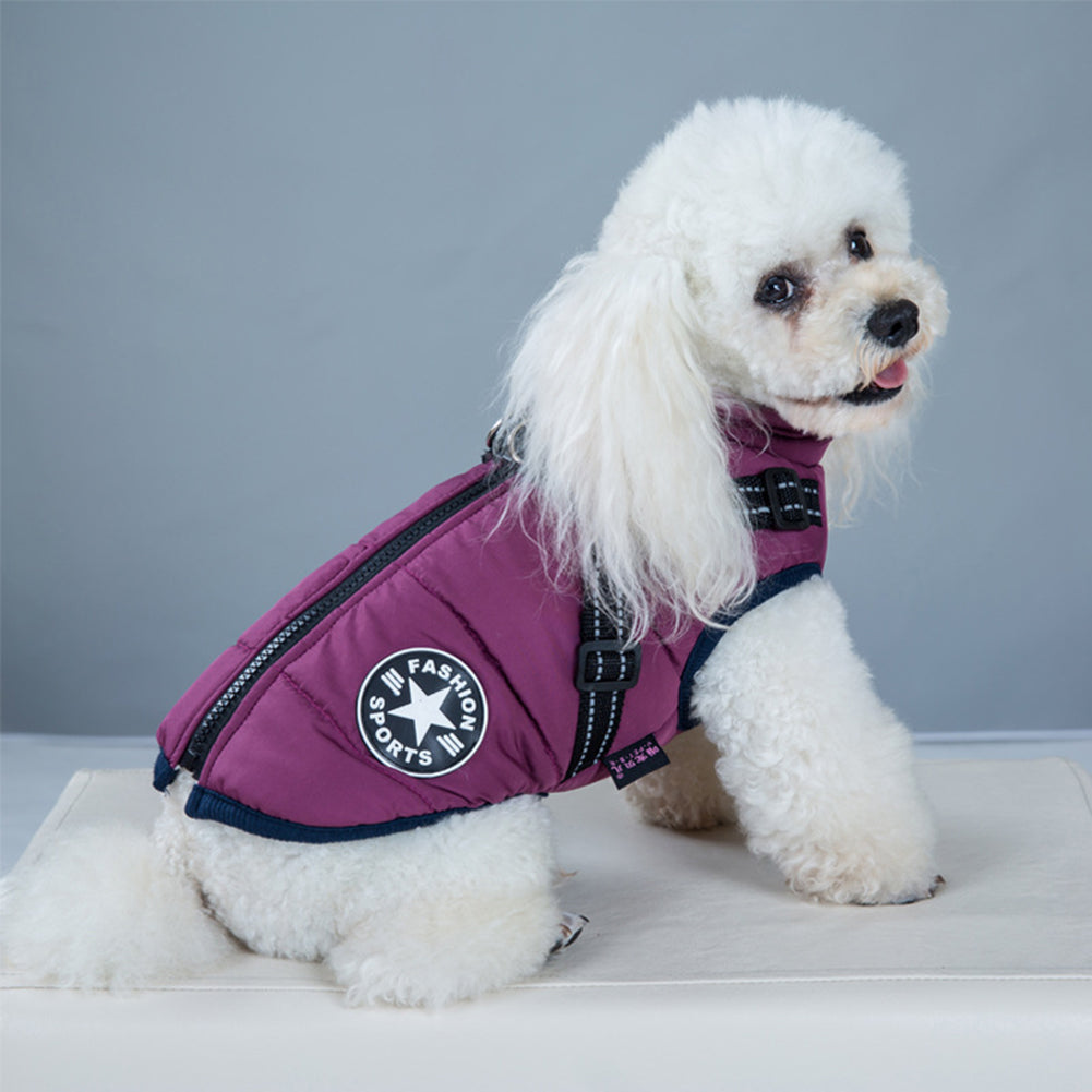 Pawbbi™ - Waterproof Winter Jacket with Built-in Harness