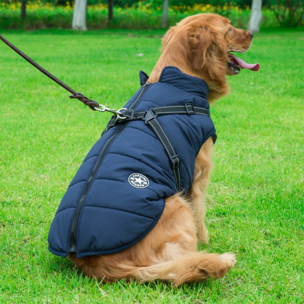 Pawbbi™ - Waterproof Winter Jacket with Built-in Harness