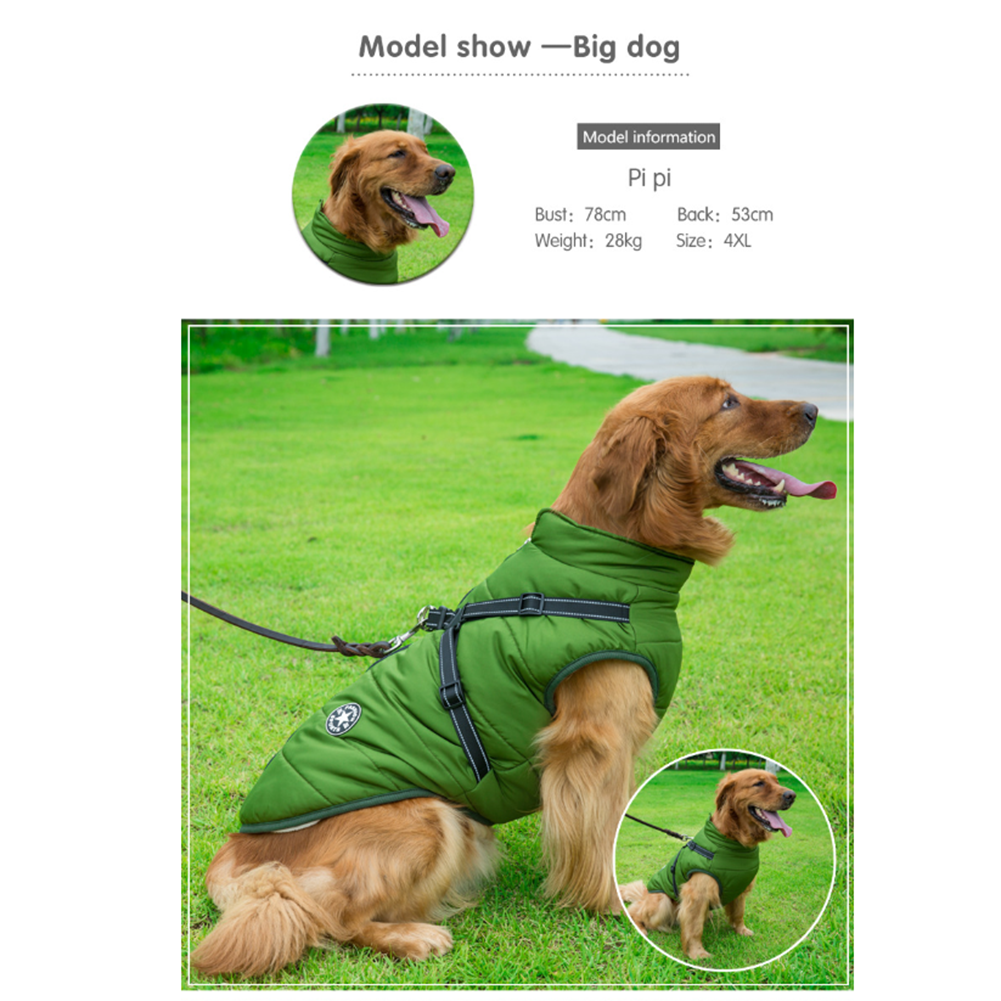 Pawbbi™ - Waterproof Winter Jacket with Built-in Harness